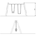 Columpio Robinia RB1422 Doble 