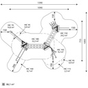 Modular Robinia RB1315 Desafío Tobogán Puentes