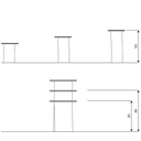 Botones de salto Robinia RB1253