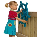 Timón barco 'Mega'- turquesa/verde lima