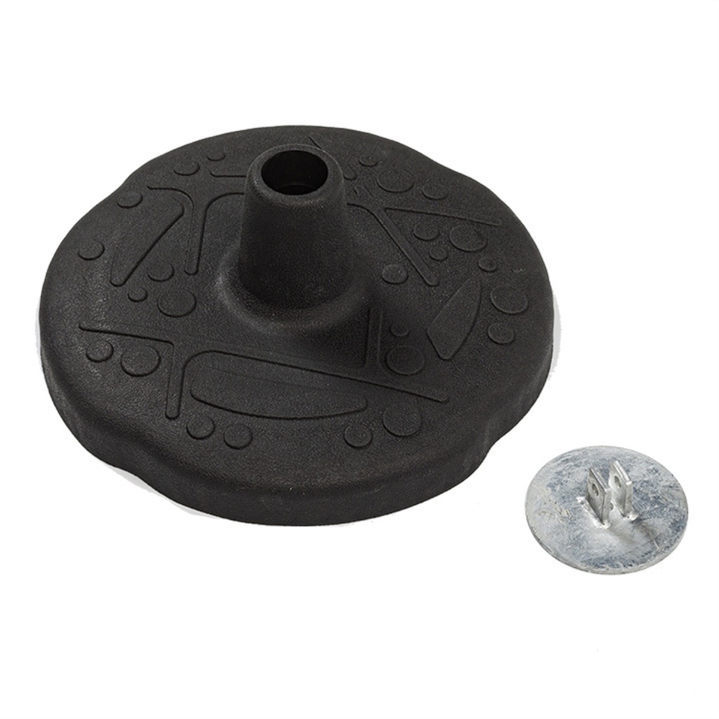 Columpio Monkey Caucho - 'Curve' - Set de cadena galvanizada con recubrimiento de goma - Largo 3.0 m (eff:2.5 m) – Negro