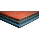 Palmeta de Caucho 50x50x2,5cm Azul