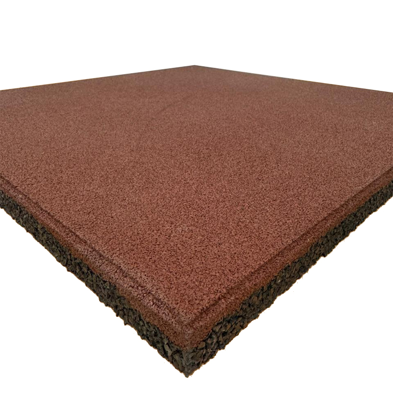 Palmeta de caucho 50x50x2,5 cm Rojo