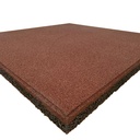 Palmeta de caucho 50x50x2,5 cm Rojo