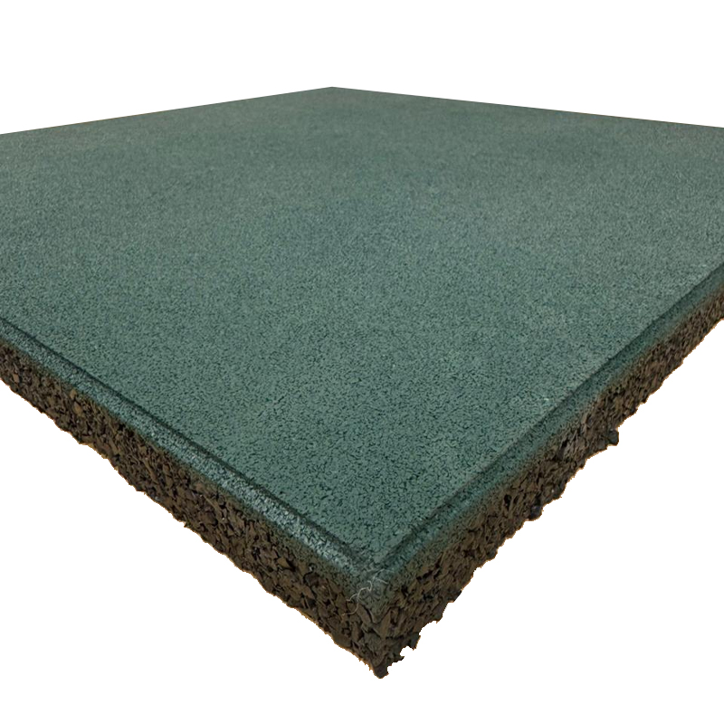 Palmeta de caucho 50x50x2,5 cm Verde