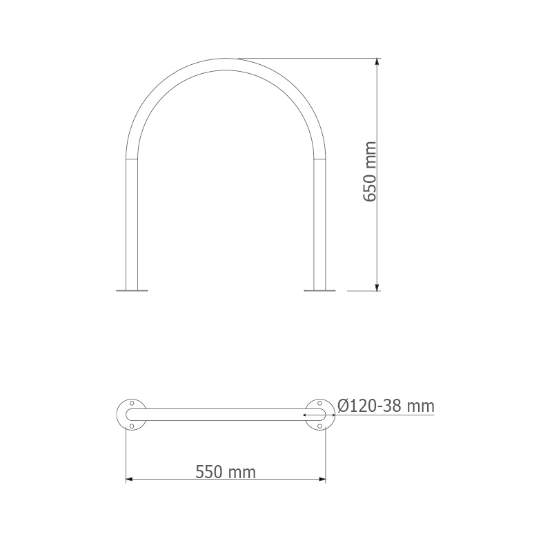 Bicicletero Circular Simple