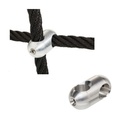Conector Cruzado Aluminio para Cuerda Armada d16mm