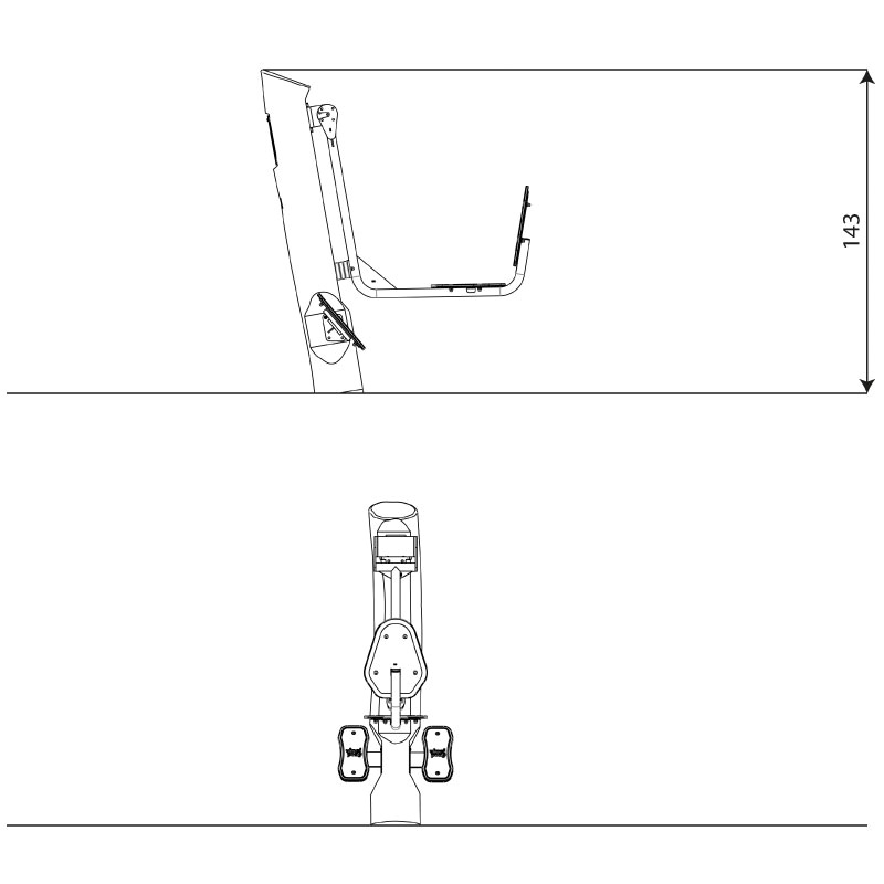 Flexion de Piernas Fitness Robinia RB1111