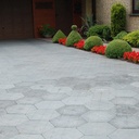Eco-Palmeta Hexagonal de plástico reciclado