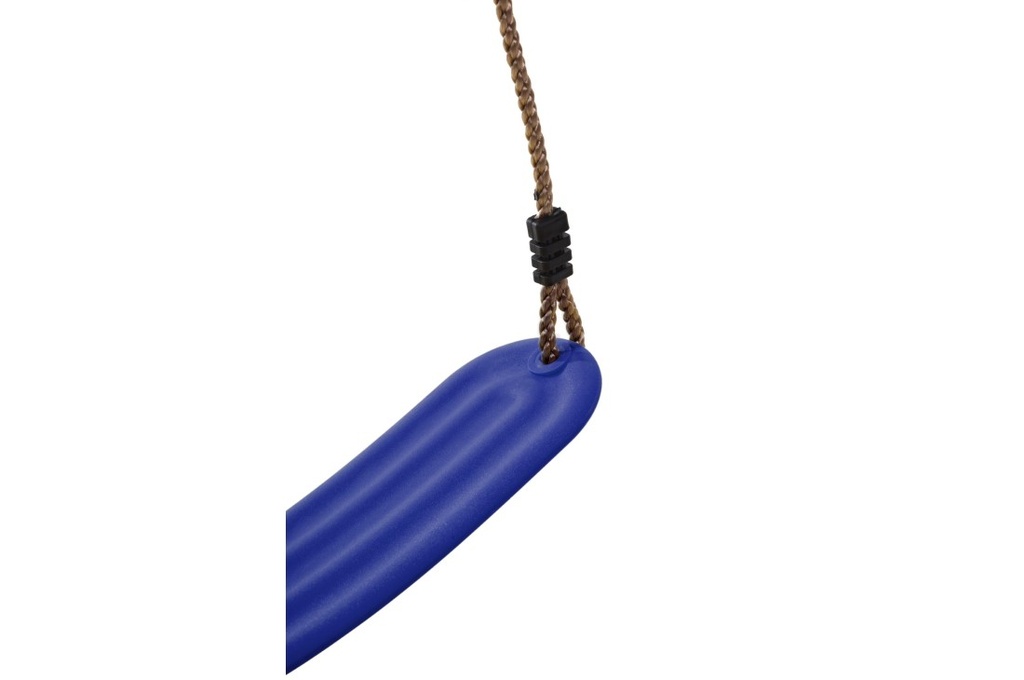 Asiento de columpio envolvente flexible - PP trenzado/cadena - azul