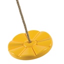 Columpio Monkey de plástico - PP trenzado/cadena - amarillo