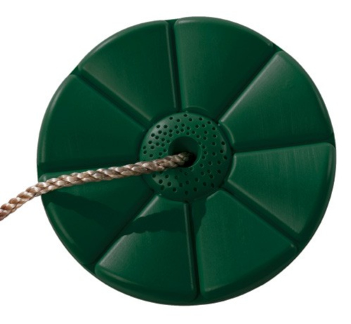 Columpio Monkey Plástico Verde Trenzado/Cadena