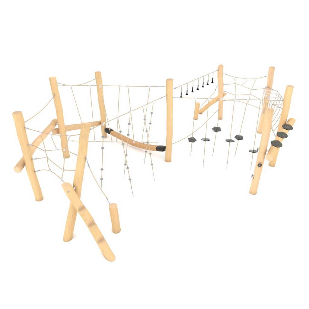 Circuito Desafío Robinia RB1319 Cuerdas Equilibrio Saltos