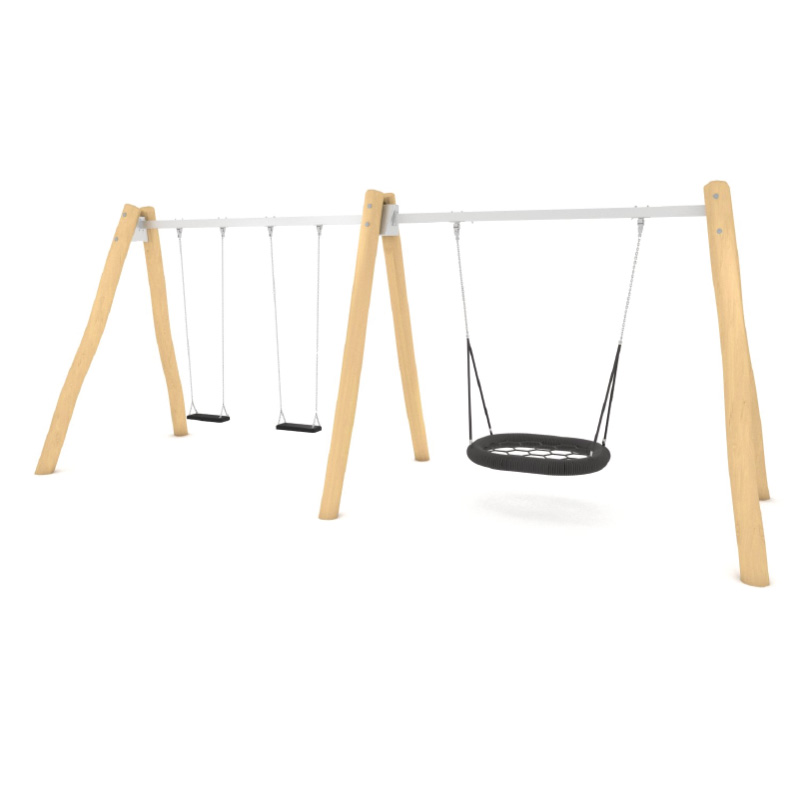 Columpio Triple Inclusivo Robinia RB0594