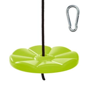 [PPKT1004-02-001] Columpio Monckey de plástico - PP trenzado/cadena - verde