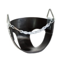 [PPKT1007-06-001] Silla columpio bebé robusta y flexible - sin cuerdas/cadena - negro